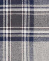 Chemise en flanelle à carreaux bleu marine gris foncé