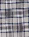 Chemise en flanelle à carreaux bleu marine gris foncé
