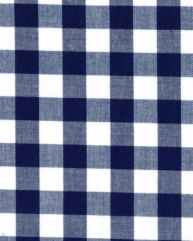 Classic Navy Gingham Shirt