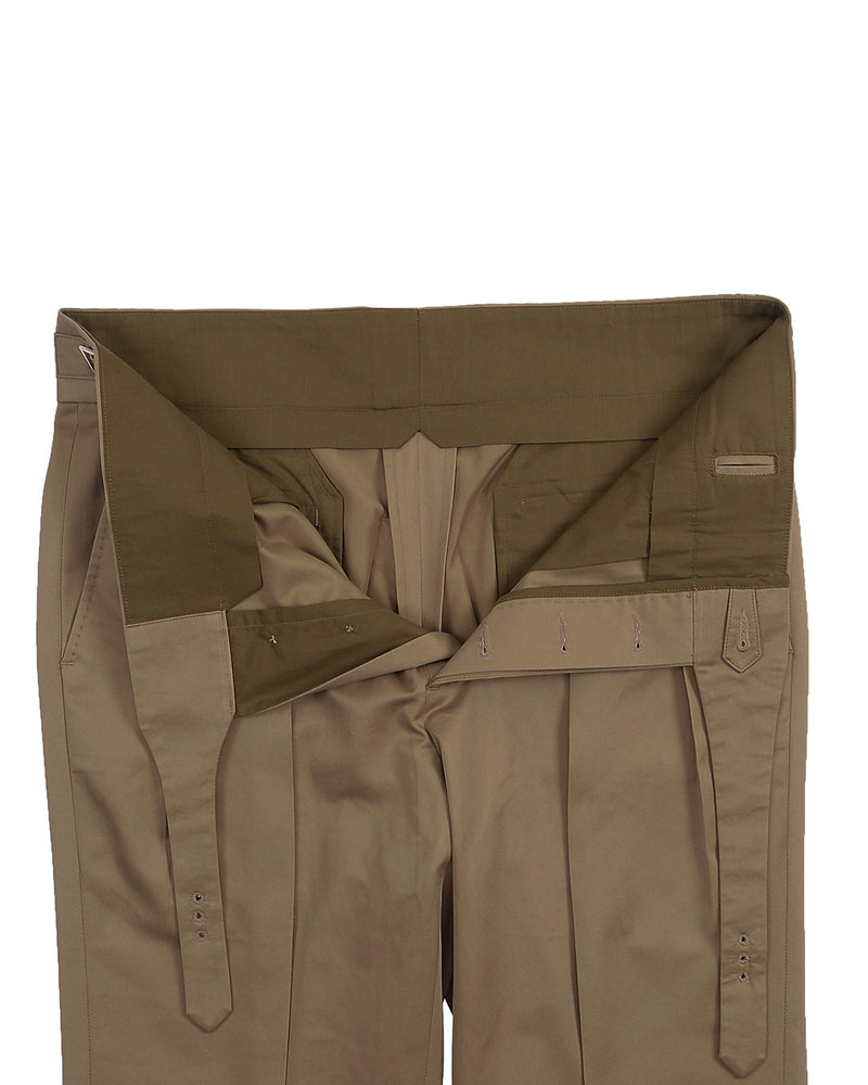 Gurkha Pant in British Khaki Twill