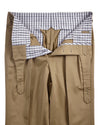Pantalon Gurkha en sergé de coton : beige fossile sable