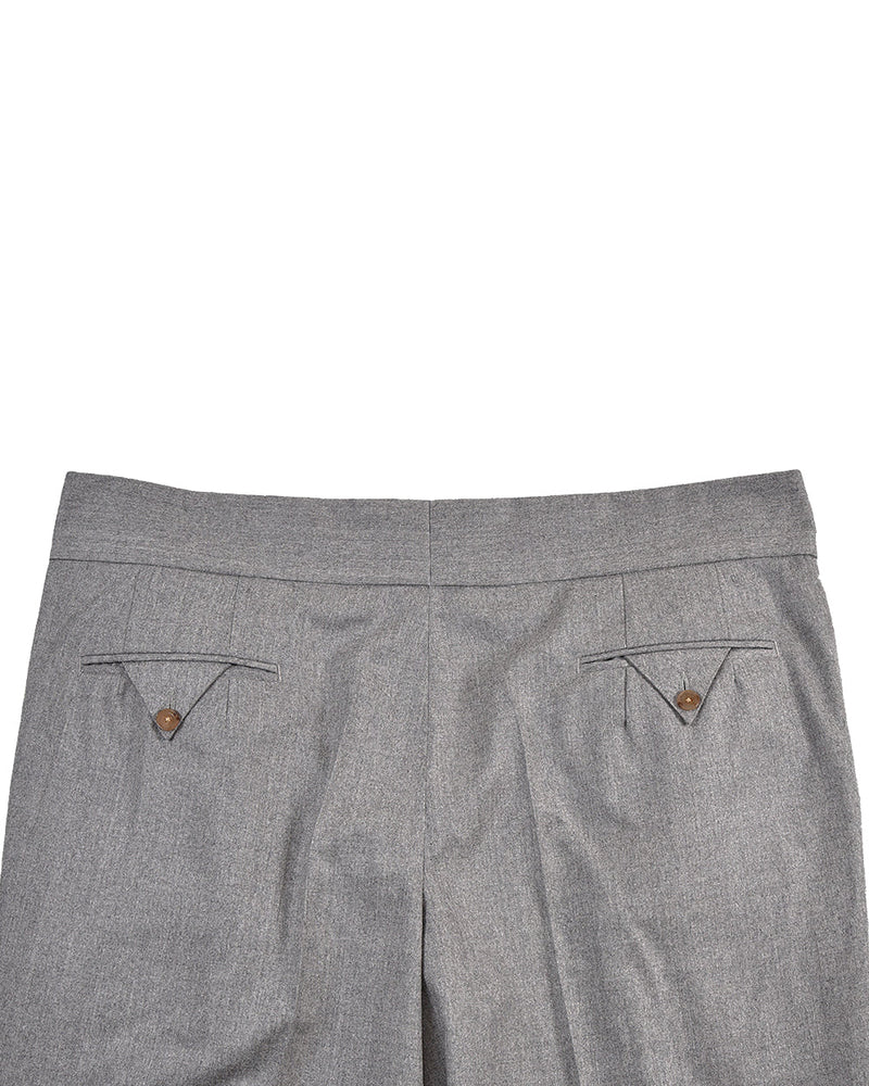 Gurkha Pant in Vitale Barberis Canonico - Flannels  Light Grey