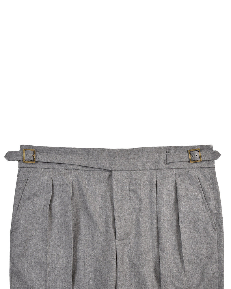 Gurkha Pant in Vitale Barberis Canonico - Flannels  Light Grey