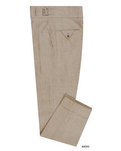 Pantalon Gurkha en mousseline de lin 100%