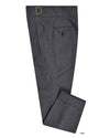 Gurkha-Hose aus Dugdale New Fine Kammgarn-Tropenwolle - Grau