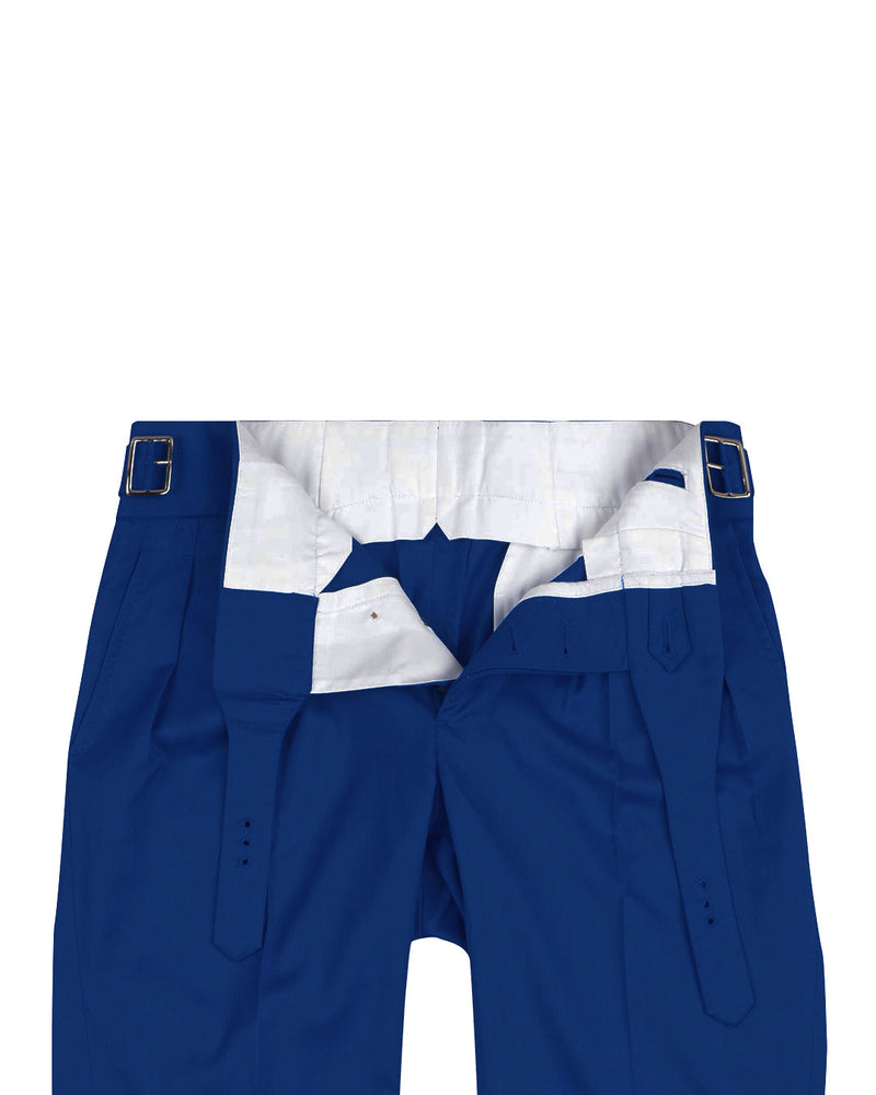 Pantalon Gurkha en sergé bleu royal VBC 100 % laine