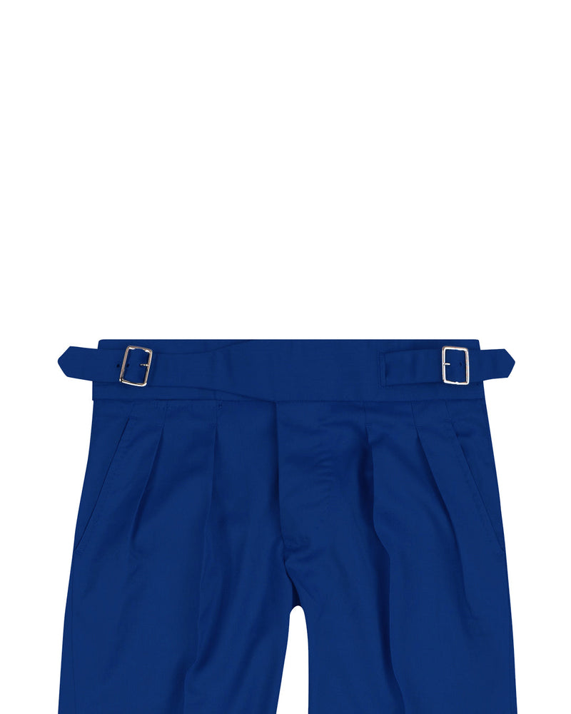 Pantalon Gurkha en sergé bleu royal VBC 100 % laine