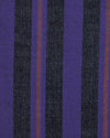 Purple Stripes On Indigo Denim Jeans