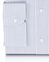 Oxford-Hemd mit Kornblumenkleid und Streifen