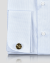 Brembana Business Blue Royal Oxford: 2-lagiges Giza-Hemd