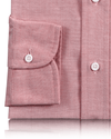 Klassisches rotes Oxford-Hemd