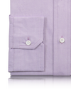 Lilafarbenes Pinpoint-Oxford-Hemd