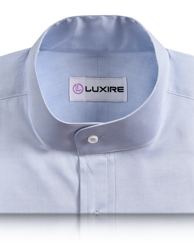 Luxire Presto: Hellblaues klassisches Oxford-Hemd