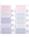 Alumo Oxford Soft Pink und Navy Alternate Stripes