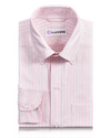 Alumo Oxford Soft Pink und Navy Alternate Stripes