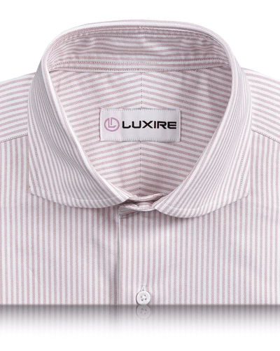 EZS Pink University Stripes Oxford