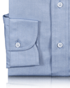Himmelblaues Pinpoint-Oxford-Hemd