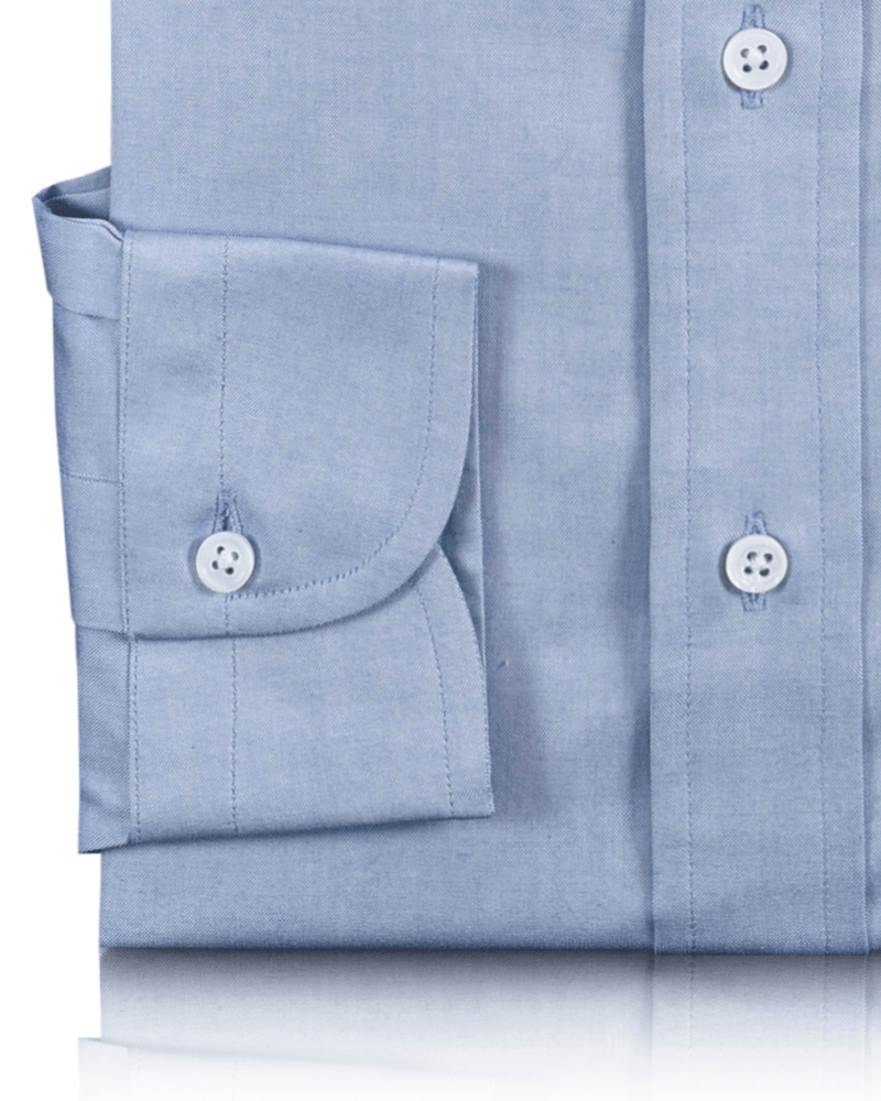 Himmelblaues Pinpoint-Oxford-Hemd