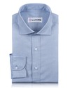 Himmelblaues Pinpoint-Oxford-Hemd