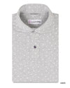White Heart Print On Grey T-shirt