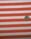 Orange white stripes T-shirt