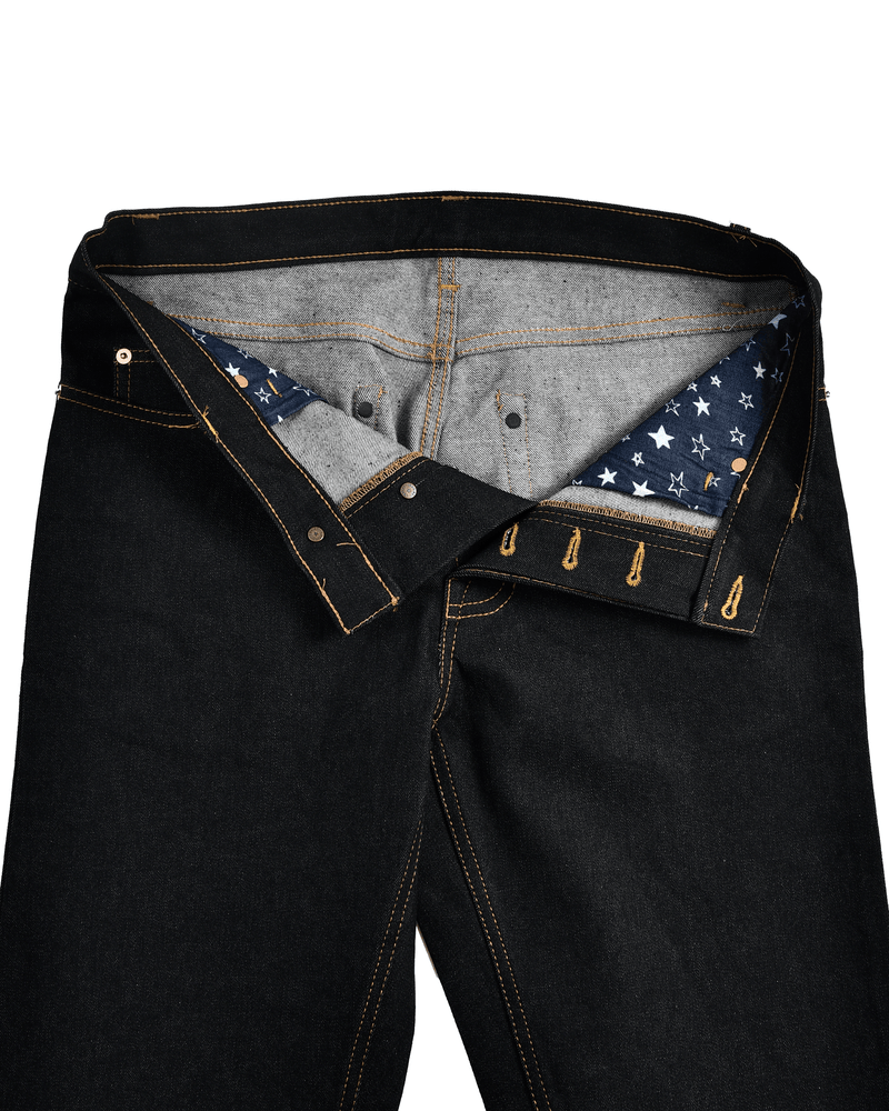 Jean indigo brut