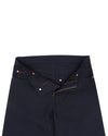 Chino "Jeans" mit weicher Webkante in Marineblau