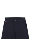 Chino "Jeans" mit weicher Webkante in Marineblau