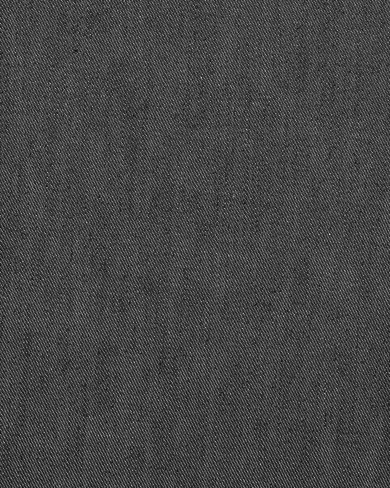 Dunkelgraue, dehnbare Jeans