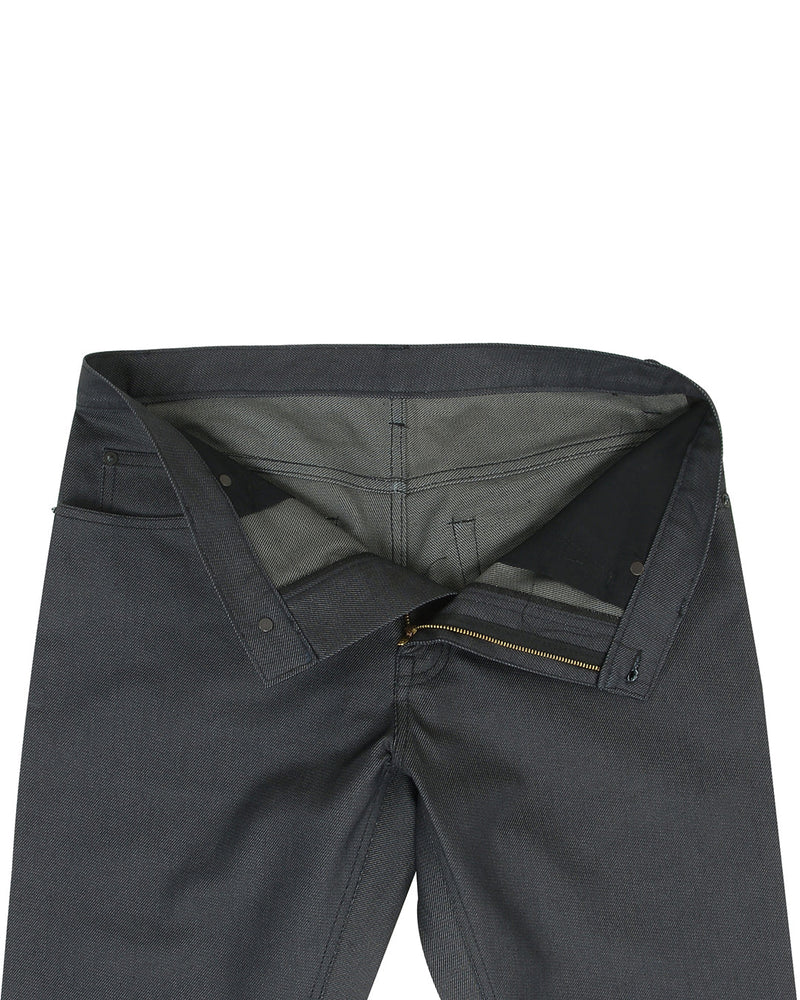 Gewachste Jeans, anthrazitgrau