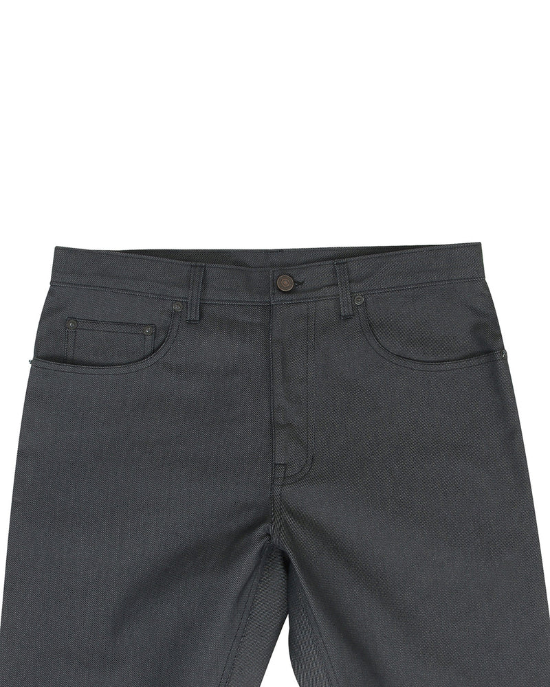 Gewachste Jeans, anthrazitgrau