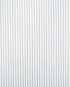 Cotton Linen: Grey Candy Stripes On White Shirt