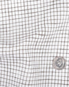 Linen: Olive Green Graph Checks On White