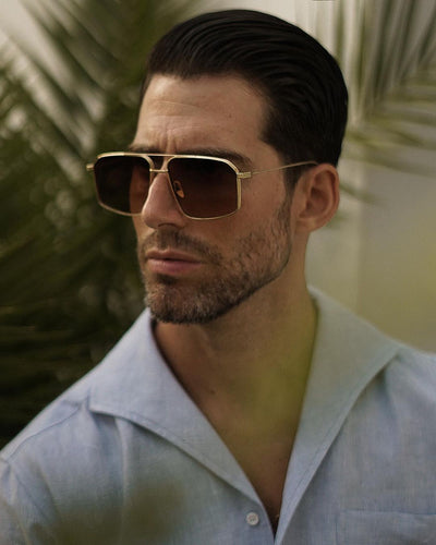 Summer Shirt in Powder Blue Linen