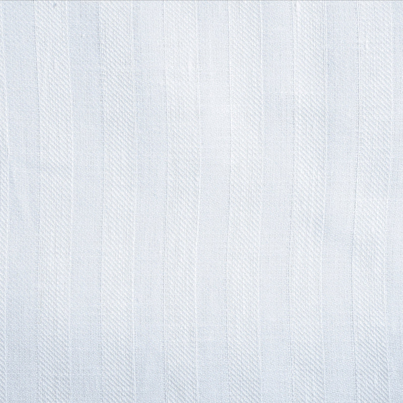 White Linen Shirt with Wide Stripes