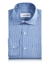 EZS Blue Micro Gingham Checks Shirt