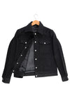 Luxire – Hemdjacke aus Wolle in Anthrazitgrau