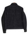Luxire – Hemdjacke aus Wolle in Anthrazitgrau