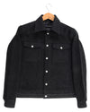Luxire – Hemdjacke aus Wolle in Anthrazitgrau