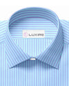 Luxire Privilege Collection Dezente Streifen auf Blau