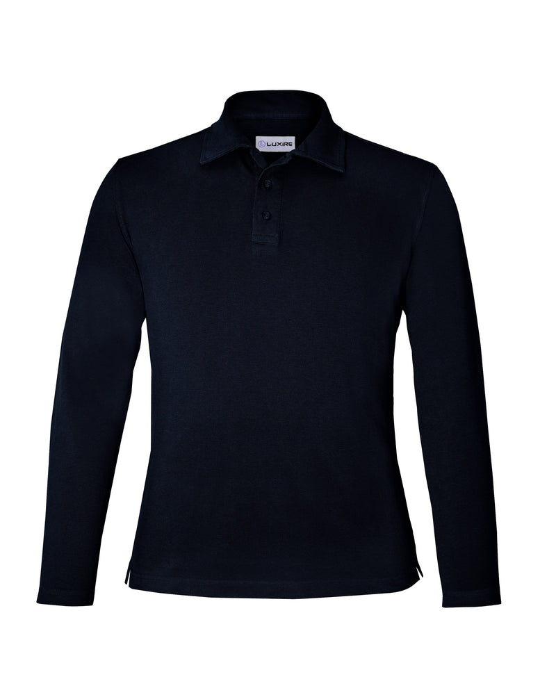 EZS Aria Navy Langarm-Polo