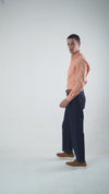 Dunkelgraue, dehnbare Jeans