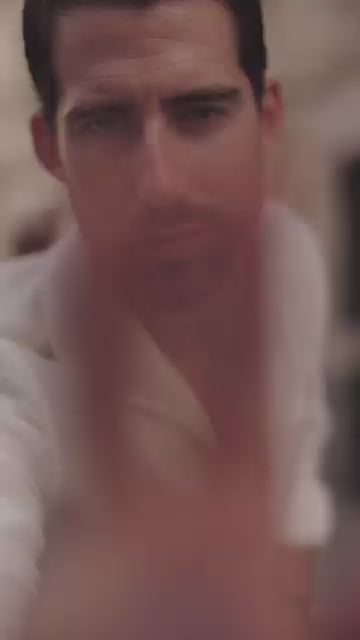 Pleated White Linen Herringbone Pant