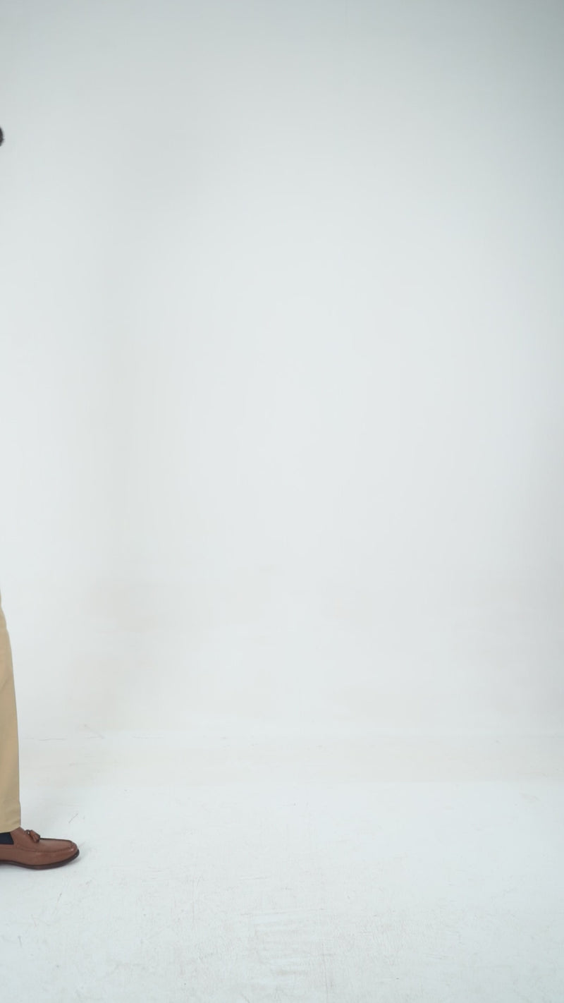 Beige Anzughose „Genua“