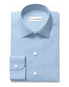 Hellblauer Dobby-Chambray
