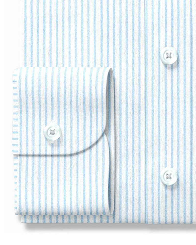 Blaue Bleistiftstreifen mit Weiß