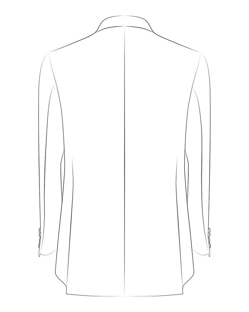 Ethomas Ziegelbraune, weiße, karierte Jacke