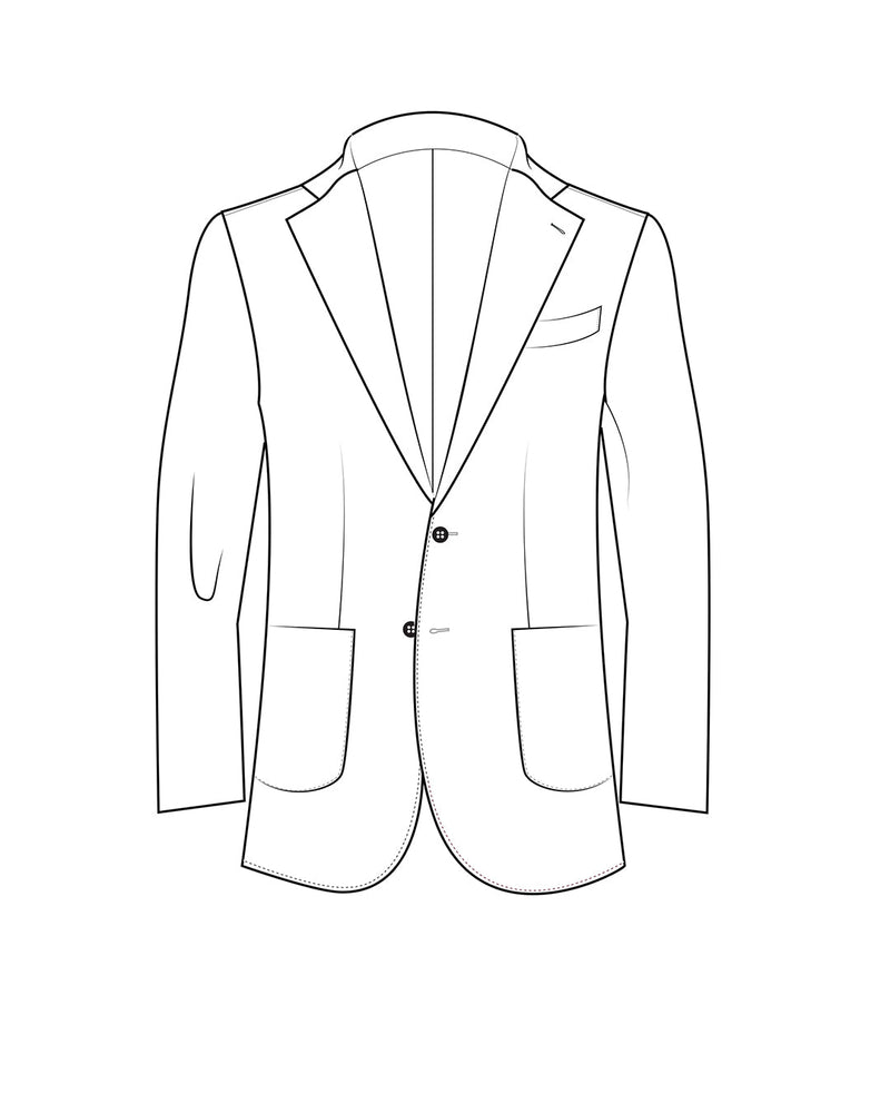Ethomas Ziegelbraune, weiße, karierte Jacke