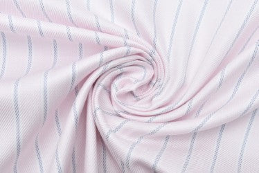 Hemd mit rosa und marineblauen Streifen