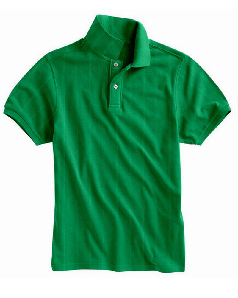 Grün mit Selbststreifen-T-Shirt